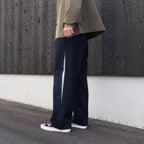 Ventilation Wide Slacks #Navy [SD26F-PT04]