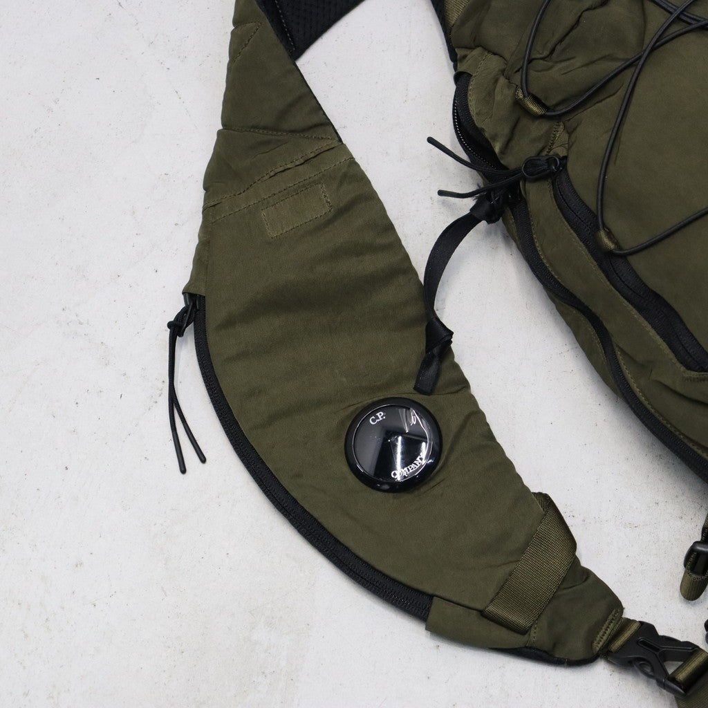 NYLON B CROSSBODY BACKPACK #IVY GREEN 683 [RCCMAC735A]