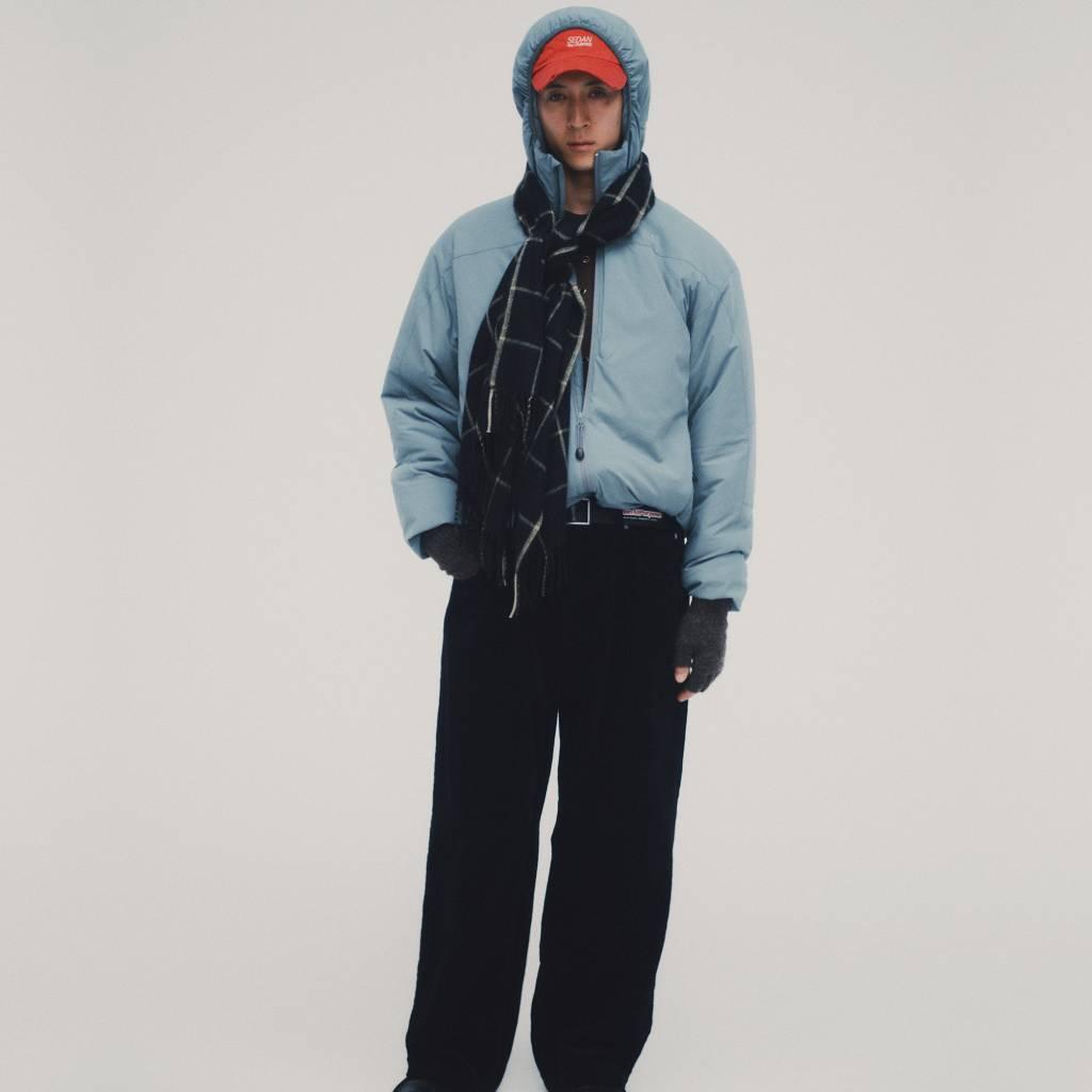Corduroy Baggy Jeans #Black [SD26F-PT06]