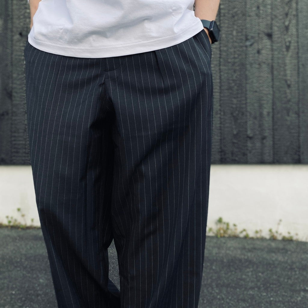 Stripe huge pants #chacoal gray [BV-PT2600210]
