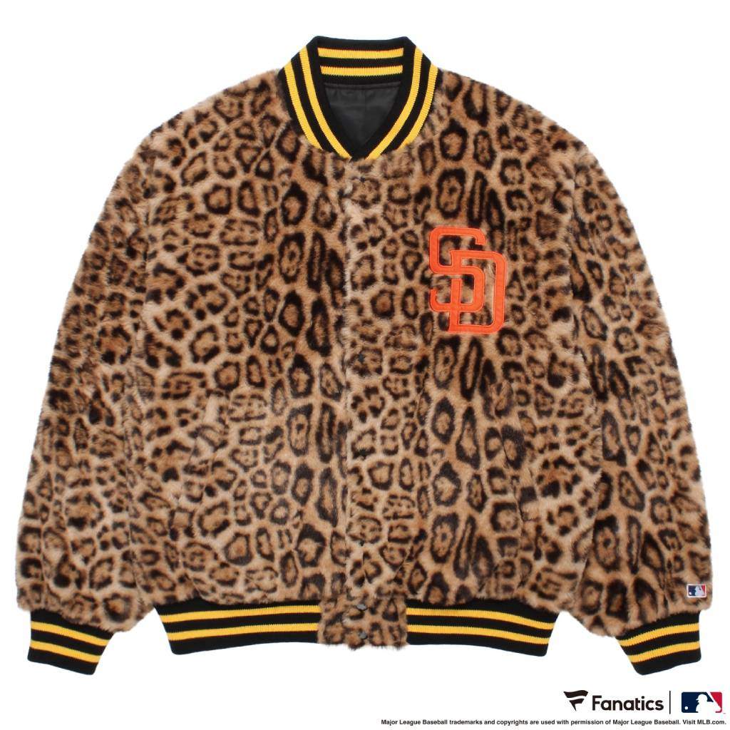 MLB | SD | REVERSIBLE VARSITY JACKET ( TYPE-3 ) #BLACK-BEIGE [MLB-WM-BL03]