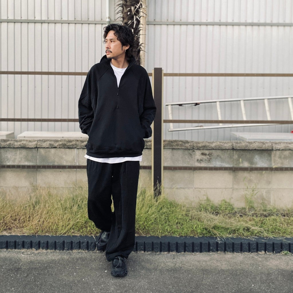 1/2 COTTON JERSEY type 2 #Carbon [25f_NEX24-S02]