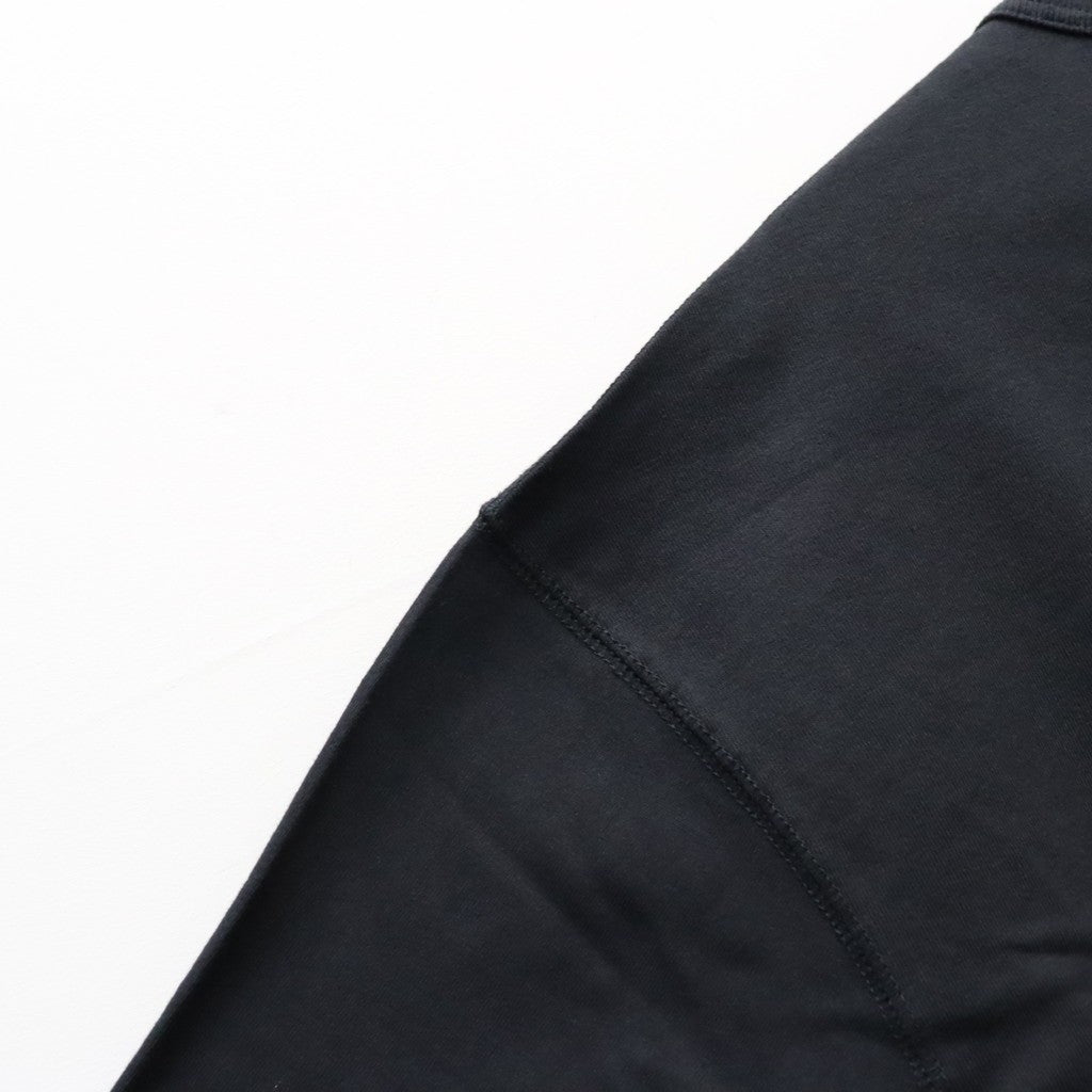 HEALTHKNIT | HENRY NECK LONG SLEEVE T-SHIRT #BLACK [26FW-WMT-HK01]