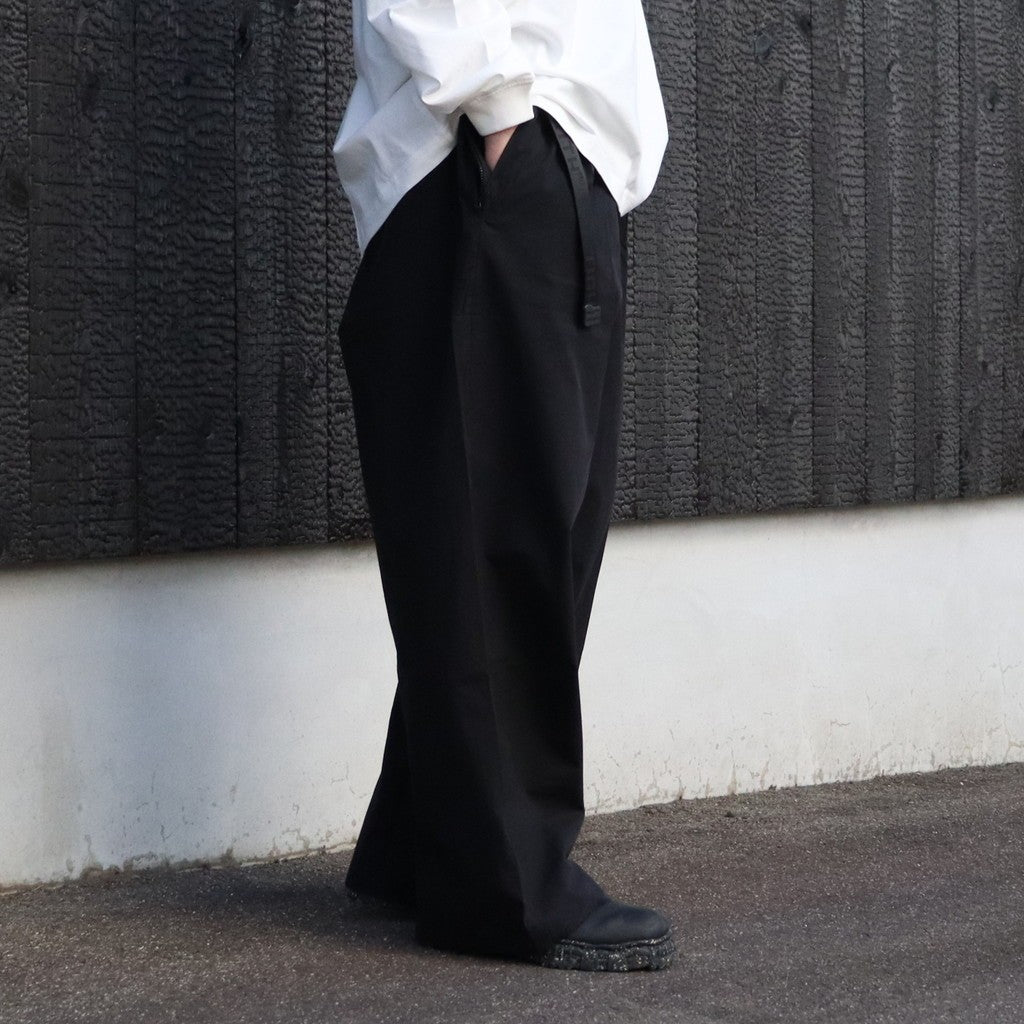 BAGGY PIPE PANTS #Black [SS26-B09]