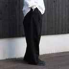 BAGGY PIPE PANTS #Black [SS26-B09]