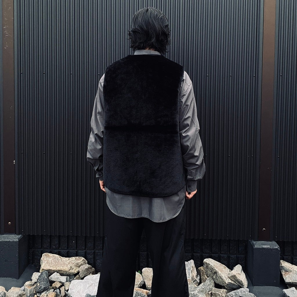 TECH BRITISH HUNTER FUR VEST #BLACK [BJ-51026W]