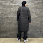 MILITARY CREW NECK DOWN COAT #BLACK [TAION-104BML-1 LONG]