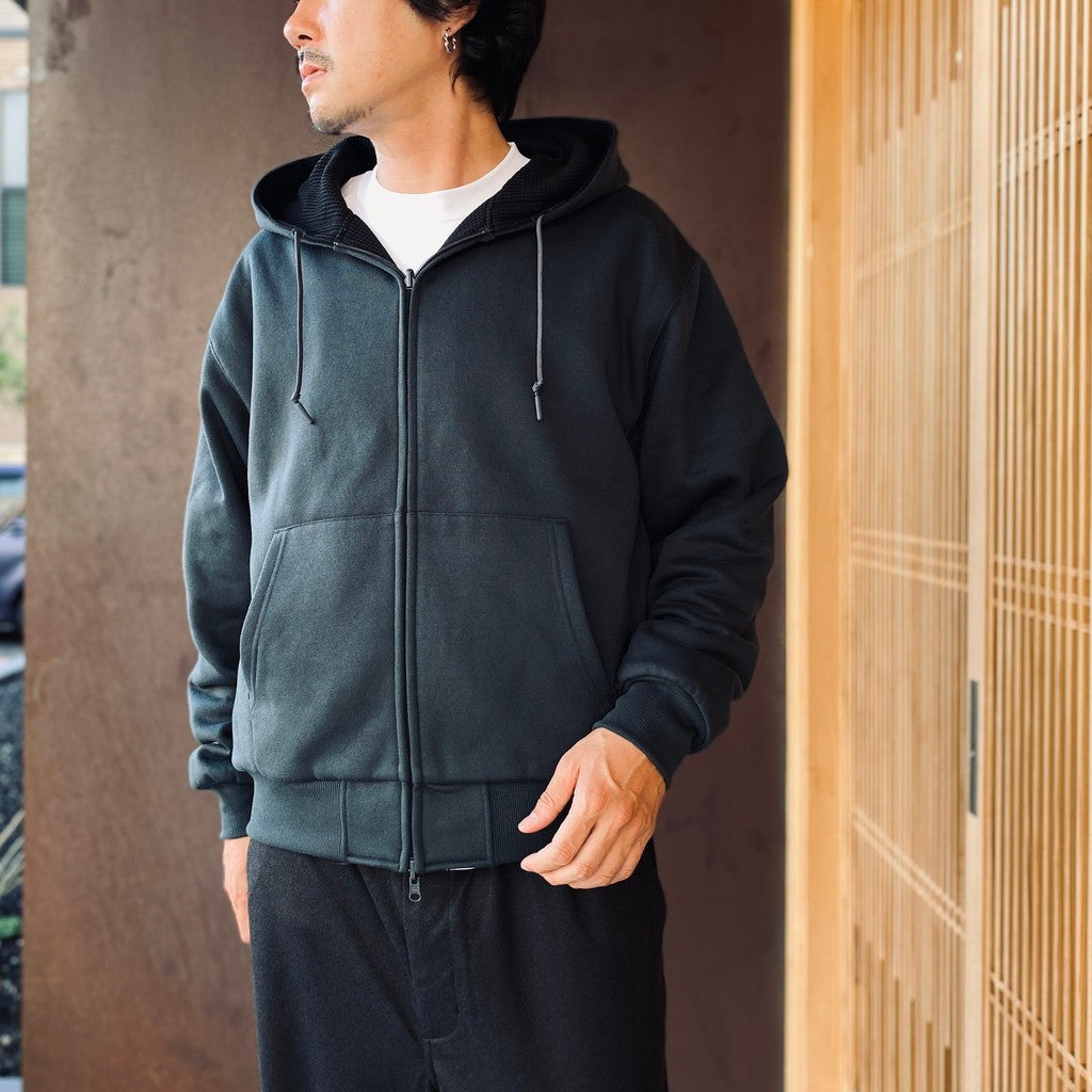 TECH SWEAT DOUBLE FACE PARKA #INK BLACK [BE-54026W]
