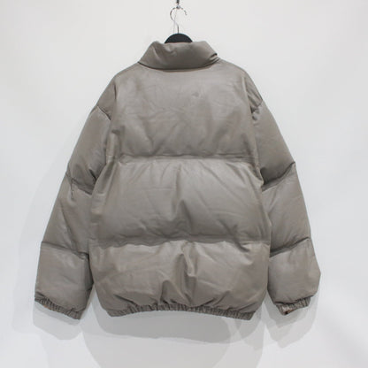 LEATHER DOWN JACKET -B- -TYPE 2- #GRAY [23FW-WMO-OD03]