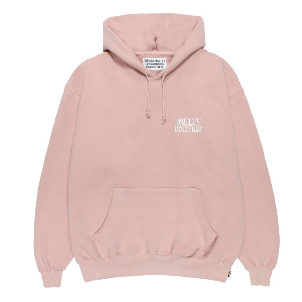 MIDDLE WEIGHT PULLOVER HOODED SWEAT SHIRT #PINK [26SS-WMC-SS07]