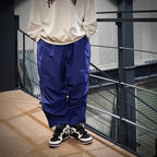 RIPPLE BALLOON PANTS #Blue [SS25-B03]