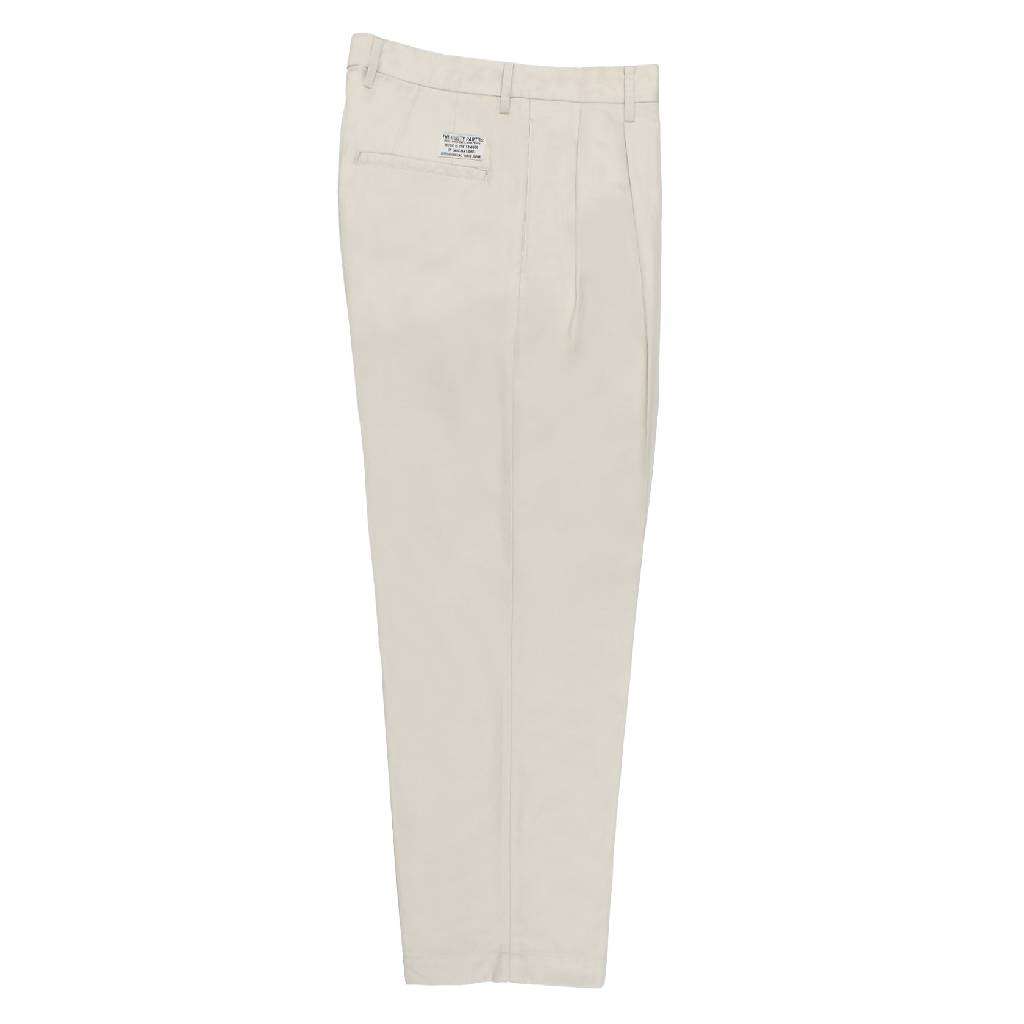 DOUBLE PLEATED CHINO TROUSERS #BEIGE [26SS-WMP-PT12] - cocorozashi