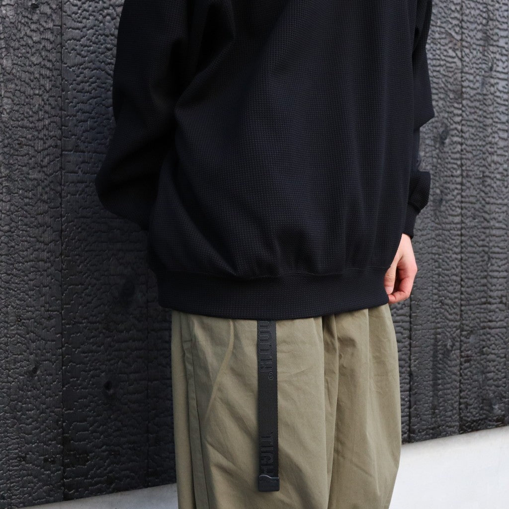 JACQUARD LOGO BELT #Black [SS26-A05]