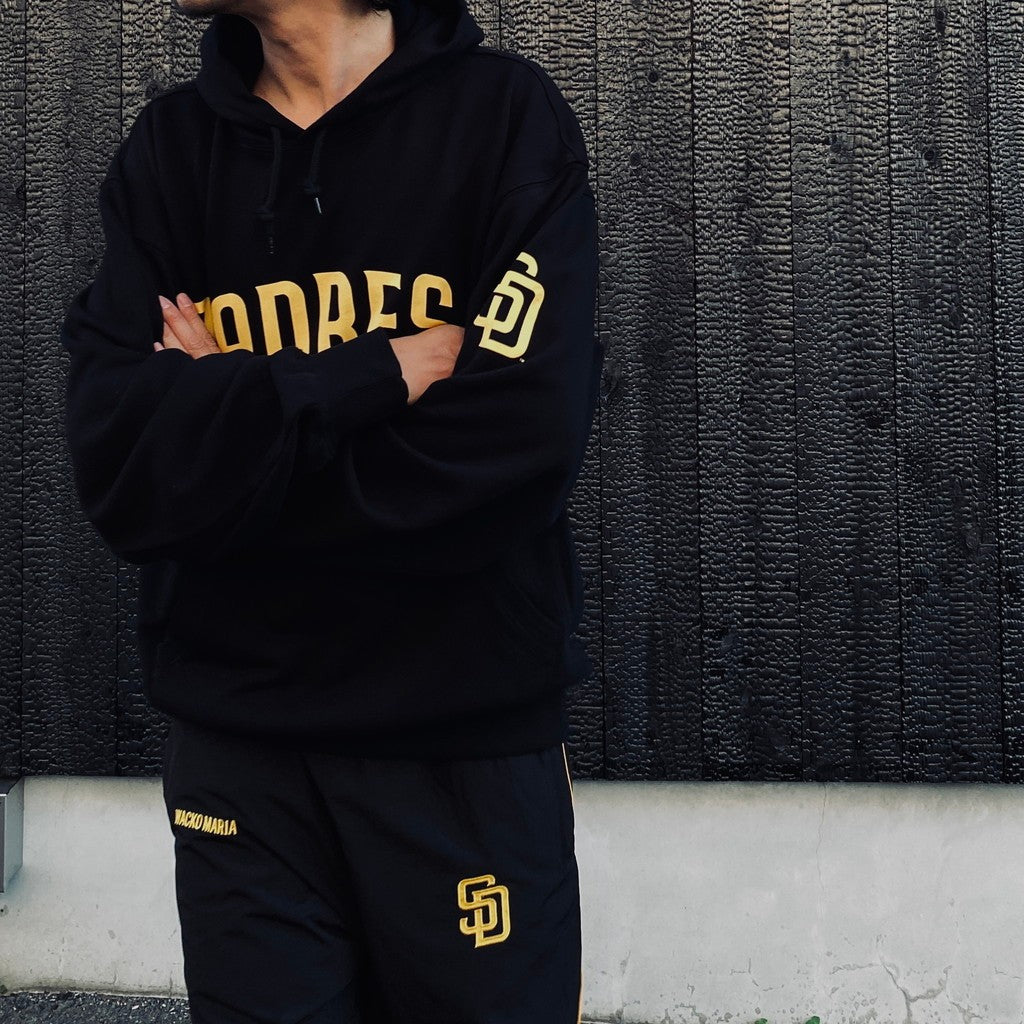 MLB | SD | HEAVY WEIGHT PULLOVER HOODED SWEAT SHIRT ( TYPE-3 ) #BLACK [MLB-WM-SS03]