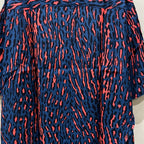 豹紋夏威夷襯衫 短袖 #藍色 [24FWE-WMS-HI01]