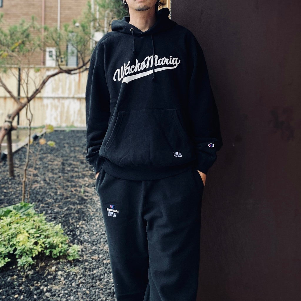 CHAMPION | REVERSE WEAVE PULLOVER HOODED SWEAT SHIRT ( TYPE-1 ) #BLACK [26FW-WMC-CP02]