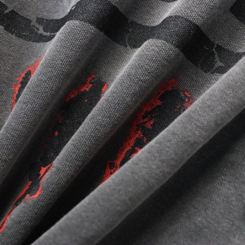 Bootleg Zip Up Hoodie With Damaged (ERROR S) #AGEDBLACK [M-P4-BG8]