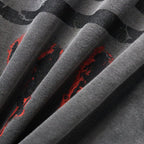 Bootleg Zip Up Hoodie With Damaged (ERROR S) #AGEDBLACK [M-P4-BG8]