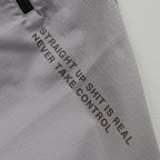 LABEL LOGO 衝浪短褲 #灰色 [SU25-B07]