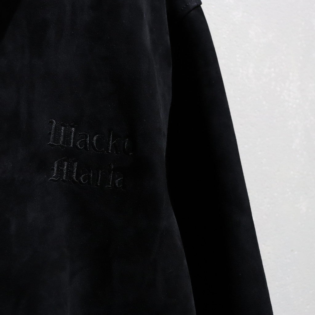 SUEDE LEATHER 50'S JACKET ( TYPE-1 ) #BLACK [25SSE-WMO-BL03]