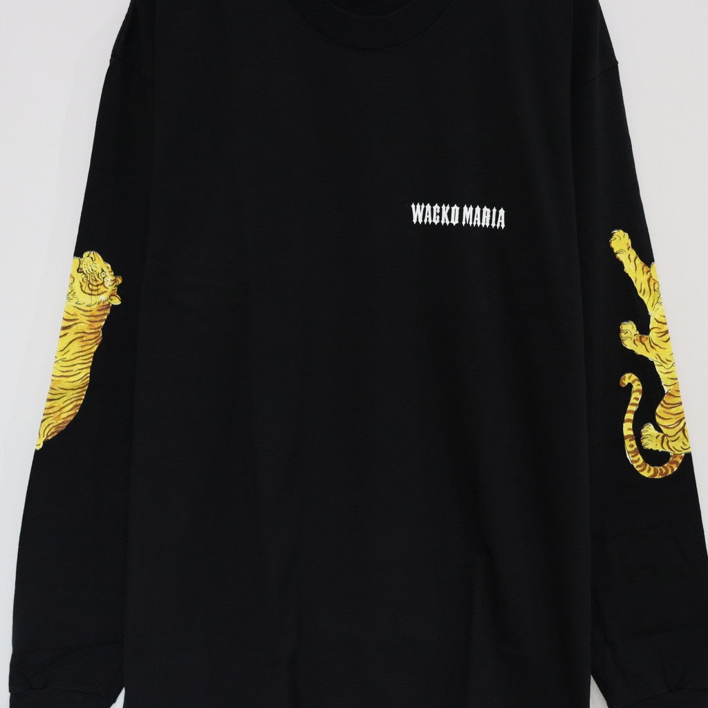 WASHED HEAVY WEIGHT CREW NECK LONG SLEEVE T-SHIRT ( TYPE-3 ) #BLACK [25SS-WMT-LT03]