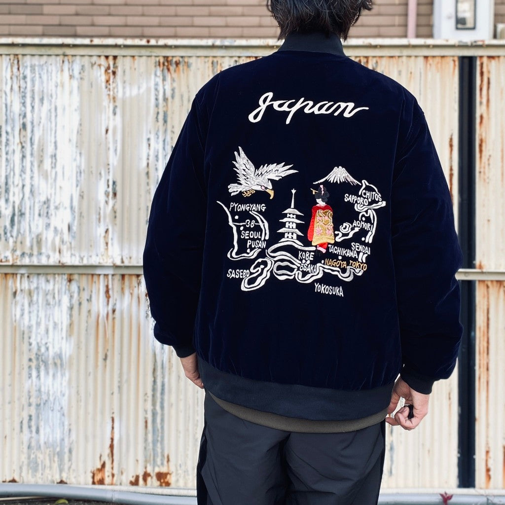 REVERSIBLE 「SKAJAN」 DOWN JACKET #D.NAVY×BK [TAION-JK04JS]
