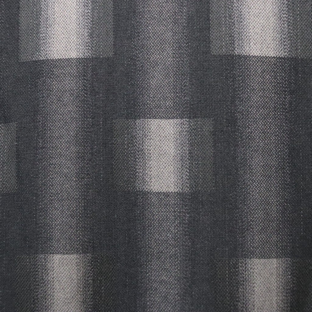 OMBRE CHECK OPEN COLLAR SHIRT L/S ( TYPE-2 ) #GRAY [26FW-WMS-OC02]