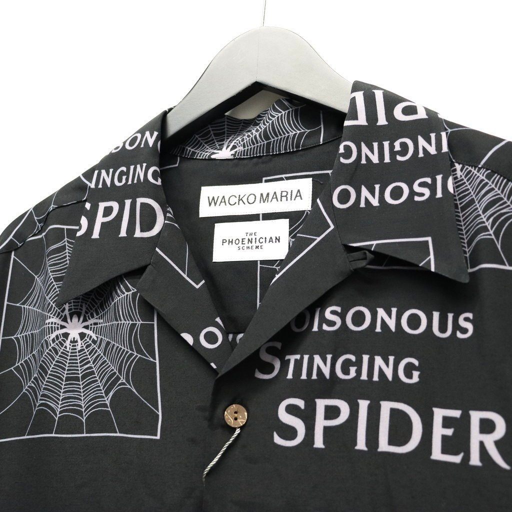 THE PHOENICIAN SCHEME | S/S HAWAIIAN SHIRT ( TYPE-3 ) #BLACK [TPS-WM-HI03]