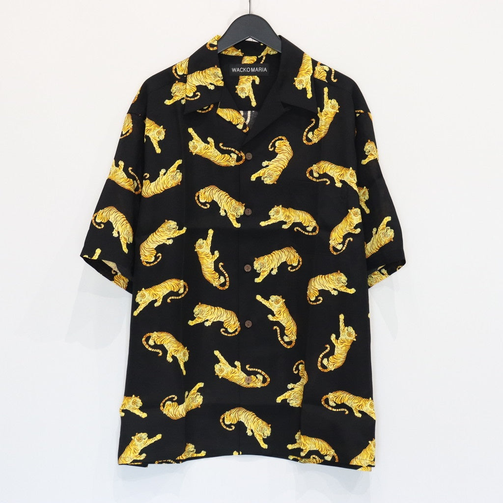 HAWAIIAN SHIRT S/S (TYPE-8) #BLACK [25SS-WMS-HI08]