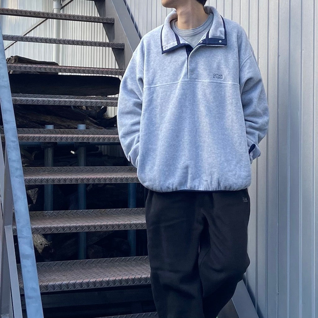 Fleece Snap Pullover #Ash [SD25F-CT11]