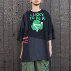 PUZZLE TEE F #BLACK [C2647909F]