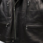 DOUBLE RIDERS LEATHER JACKET ( TYPE-2 ) #BLACK [25FW-WMO-BL03]