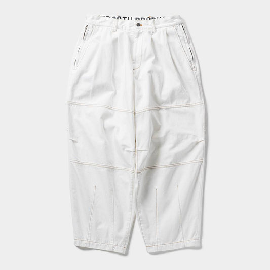 DENIM BALLOON PANTS #WHITE [FW24-B03]