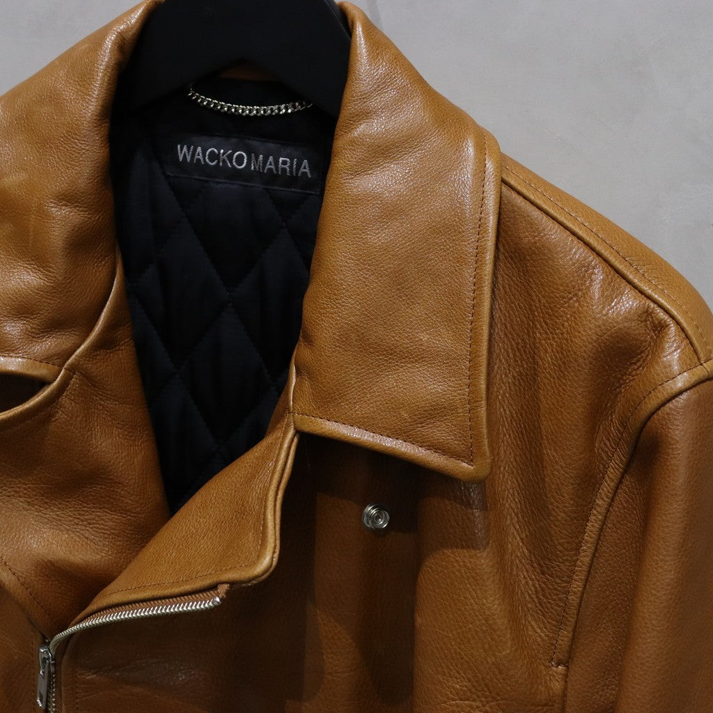 DOUBLE RIDERS LEATHER JACKET ( TYPE-1 ) #BROWN [24FW-WMO-BL03]