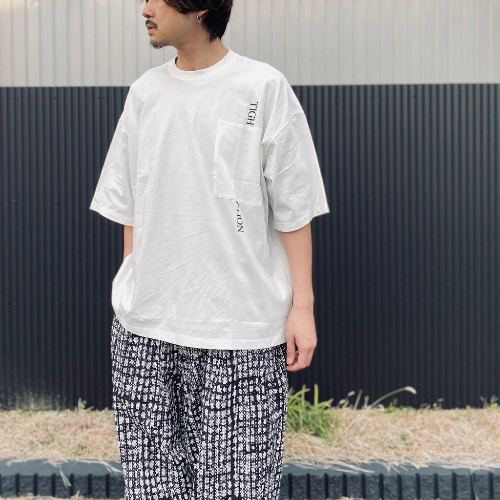 STRAIGHT UP S/S T-SHIRT #White [SS26-T04]