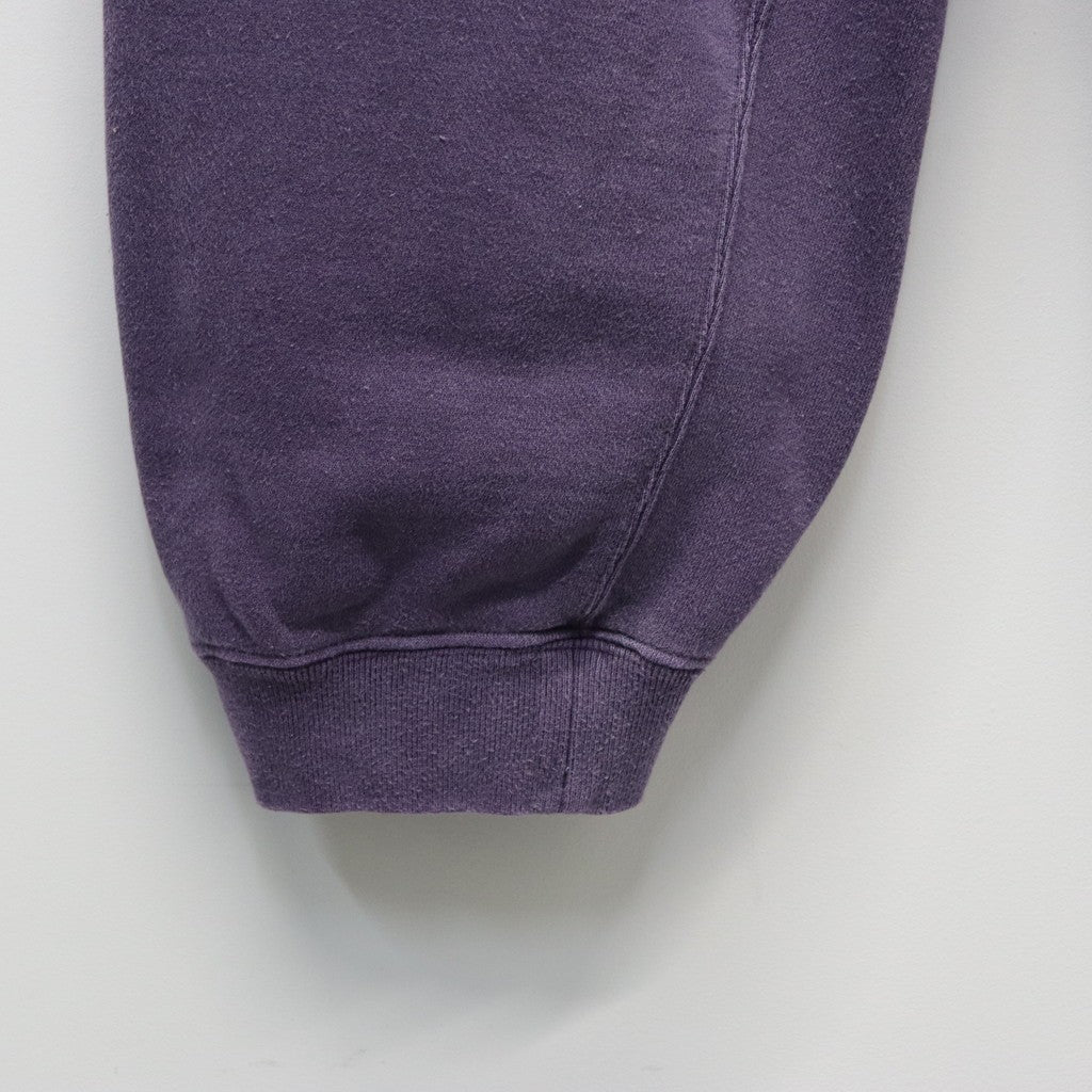 WASHED MIDDLE WEIGHT SWEAT PANTS #PURPLE [26SS-WMC-SP02]