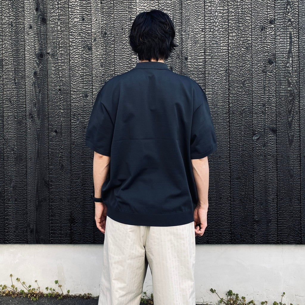 トップス TECH KNIT POLO S/S 2026SS3rd ink black DAIWA PIER39(ダイワ ピア39)｜W's TECH KNIT POLO S/S/インクブラック