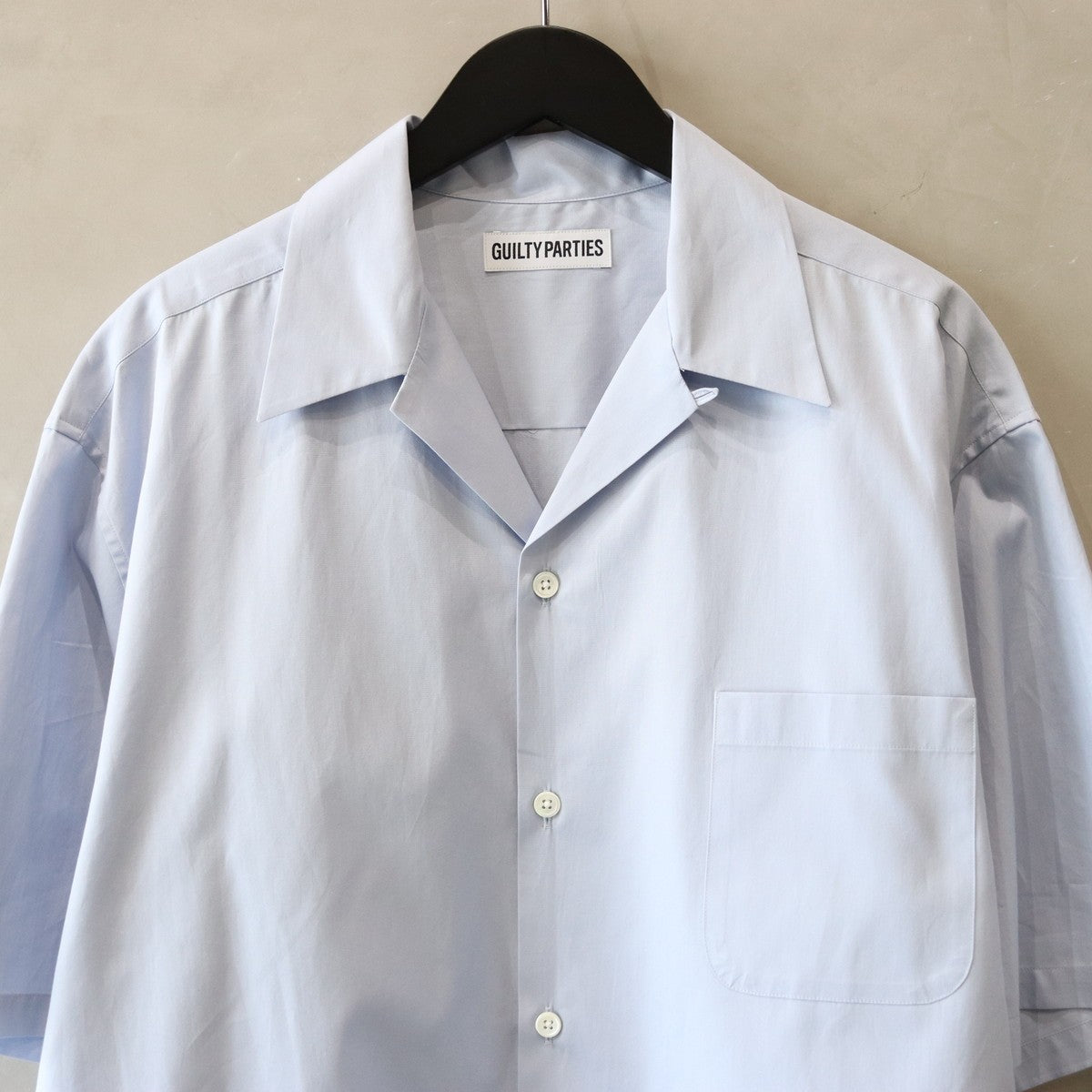 OPEN COLLAR SHIRT S/S -TYPE 3- #BLUE [24SS-WMS-OC03]