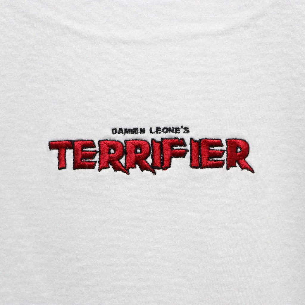TERRIFIER | 水洗重磅圓領T卹（第3種）#白色 [TERRIFIER-WM-WT03]