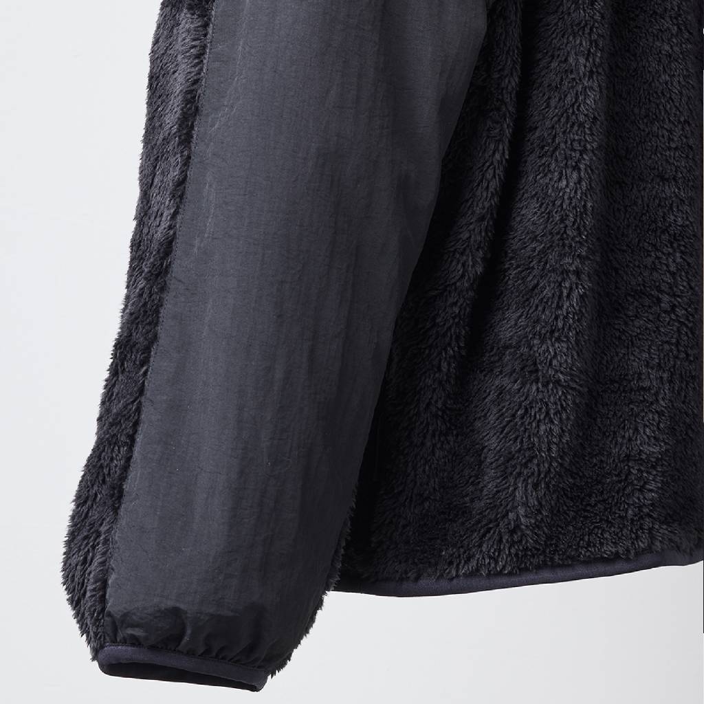 Wild Things | Shaggy Fleece Pullover #Black [SD26F-CT14]