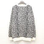 LEOPARD JACQUARD SWEATER ( TYPE-1 ) #WHITE [26SS-WMK-KN13]