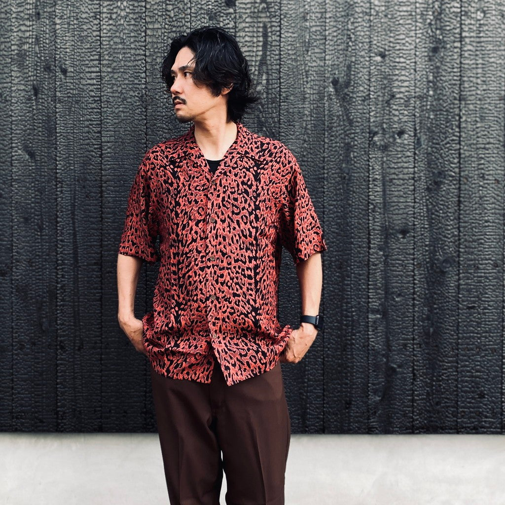 HAWAIIAN SHIRT S/S ( TYPE-3 ) #RED [26SS-WMS-HI05]