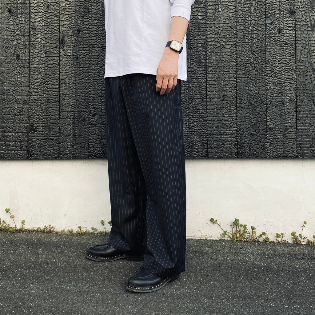 Stripe huge pants #chacoal gray [BV-PT2600210]