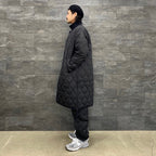 MILITARY CREW NECK DOWN COAT #BLACK [TAION-104BML-1 LONG]