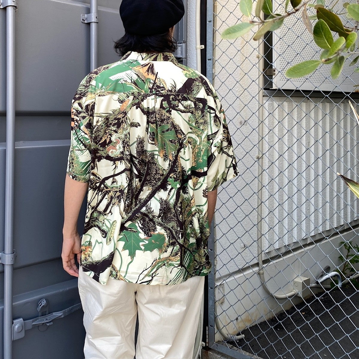 PINE TREE CAMO SHIRT #IVORY [24SS-S02]