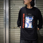 低俗小說 | 圓領長袖T卹（2型）#黑色 [PF-WM-LT02]