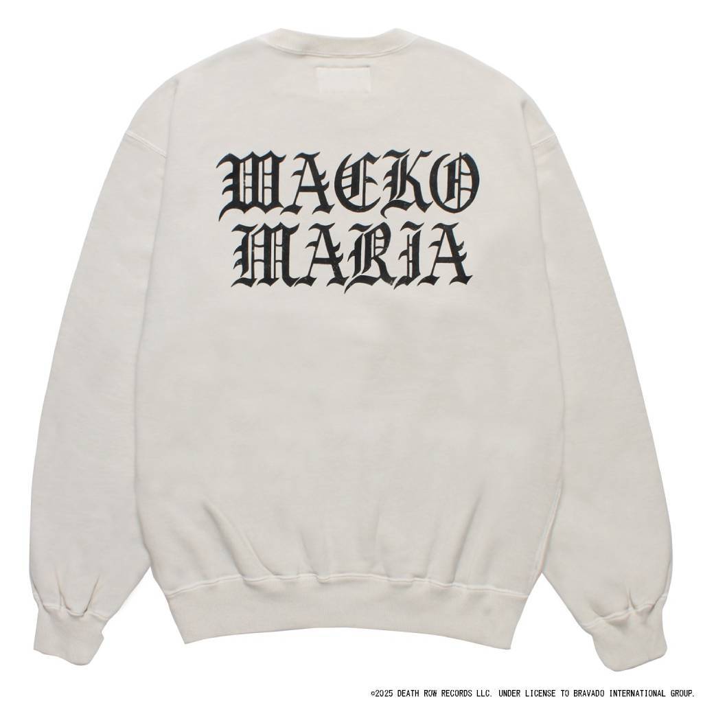 XXL ワコマリア death row records ロンT 白 ワコマリア DEATH ROW RECORDS ロンT 白 L WACKO MARIA DEATH ROW