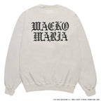 DEATH ROW RECORDS | WASHED MIDDLE WEIGHT CREW NECK SWEAT SHIRT #IVORY [DEATHROW-WM-SS03]