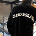 VELVET TRACK JACKET ( TYPE-2 ) #BLACK [24FWE-WMO-TJ02]