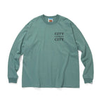 COTTON L/S T-SHIRT_CITY COUNTRY CITY #GREEN [CCC-261T002]